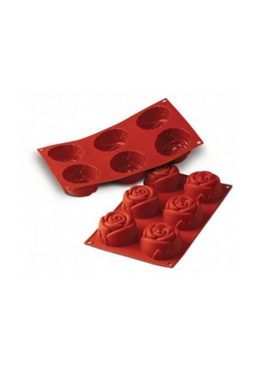 STAMPO SILICONE 6 ROSE CM...