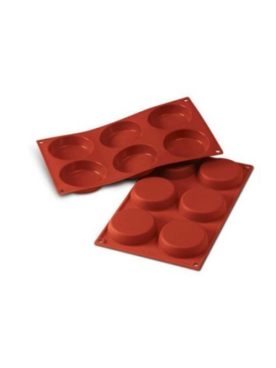 STAMPO SILICONE 6 TORTINE CM 8