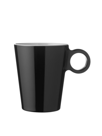 MUG NERO IN MELAMINA CL 30...